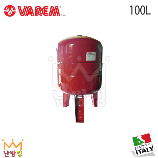 [VAREM]바램 밀폐형팽창탱크/질소탱크 100L/100리터 (기본셋팅압력2bar)